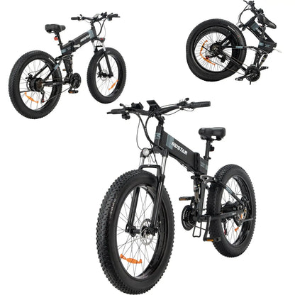 Ridstar H20 1000W Folding Bike 48V 15AH Battery